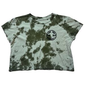 Levitate Tie Dye Crop Tee Shirt